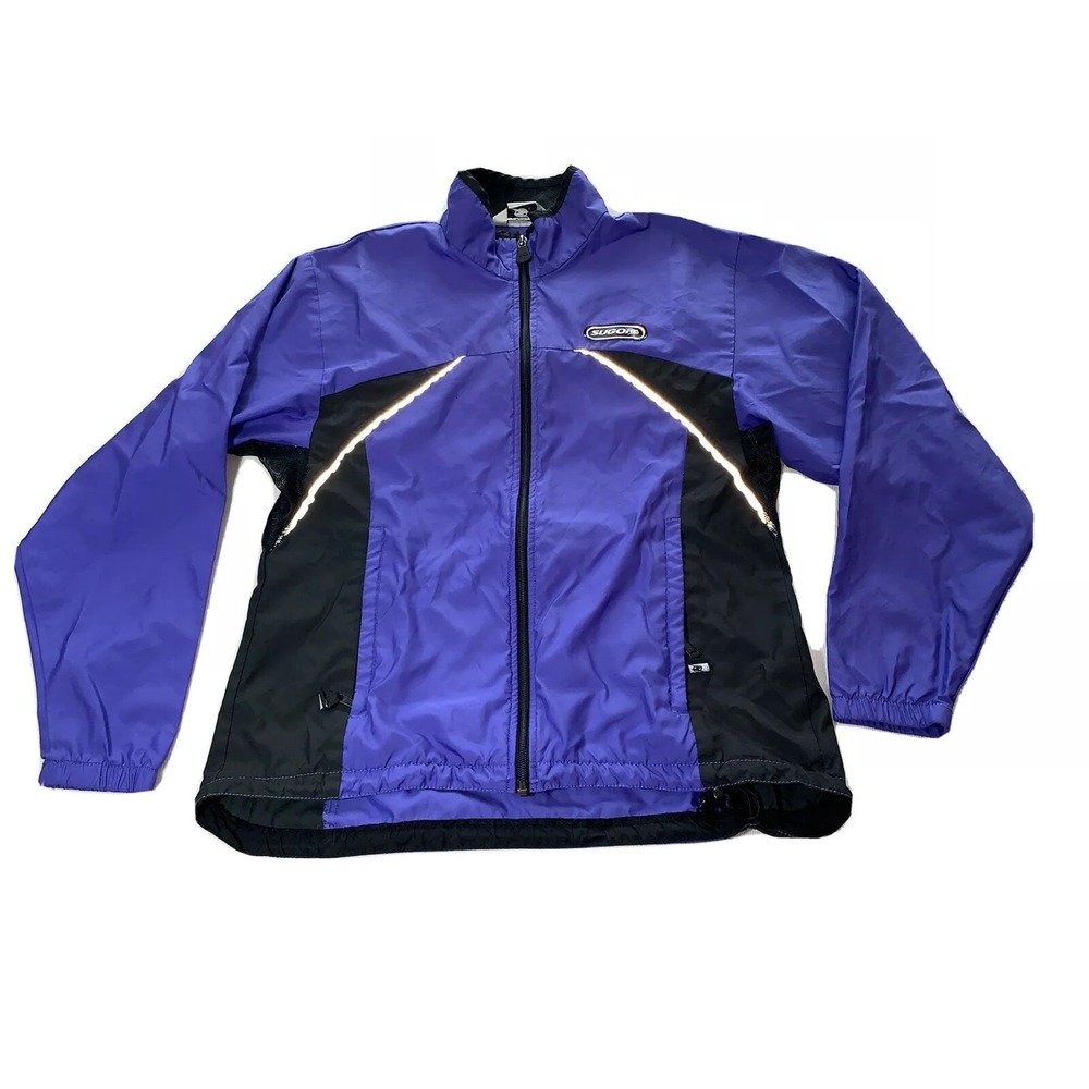 SUGOI FULL ZIP CYCLING WINDBREAKER JACKET WOMENS SMALL See Measurements